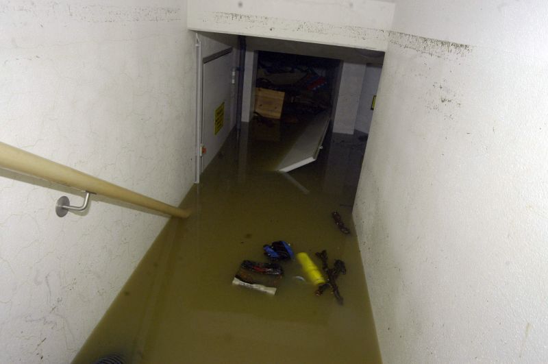 Flooded Basement Scene